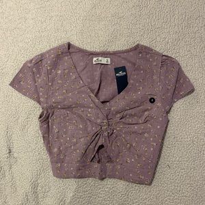 Twist-Front Ultra Crop Top